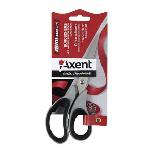 Ножиці Duoton Soft 16.5 см Axent 6101-А - Фото 2