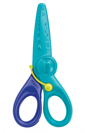 Ножницы детские KidiPulse 120мм дисплей сине-голубые Maped MP.472112 - Фото 1