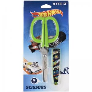 Ножницы детские Kite Hot Wheels в футляре 13 см HW21-124