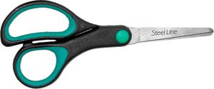 Ножницы с резиновыми вставками 13.5 см Economix E40419