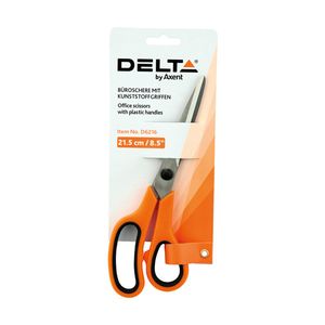 Ножиці 21.5 см Delta D6216-12 помаранчеві - Фото 1