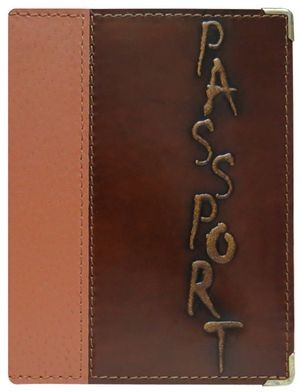 Обложка на паспорт натуральная кожа Евро для загранпаспорта Foliant EG454 - Фото 1