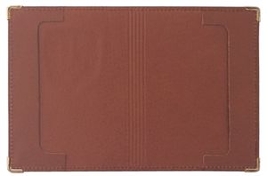 Обкладинка на паспорт натуральна шкіра Рогожка Foliant EG450 - Фото 2