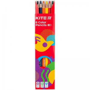 Олівці кольорові KITE Fantasy K22-050-2 6 кольорів - Фото 2