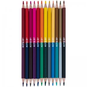 Олівці кольорові двосторонні KITE Fantasy K22-054-2 12 шт. 24 кольори - Фото 3