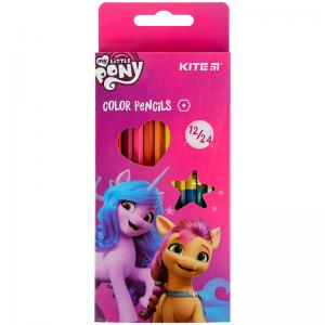 Карандаши цветные двусторонние KITE My Little Pony LP22-054 12 шт. 24 цвета