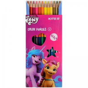 Карандаши цветные двусторонние KITE My Little Pony LP22-054 12 шт. 24 цвета - Фото 2