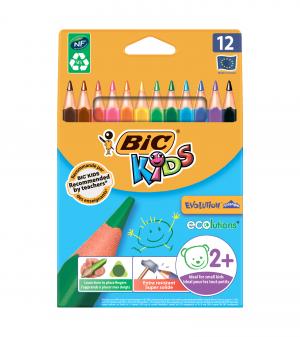 Карандаши цветные Kids Evolution 12 шт BIC bc82902912
