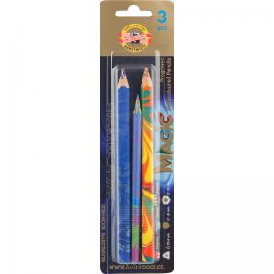 Кольорові олівці MAGIC набір 3 шт. асорті KOH-I-NOOR 9038