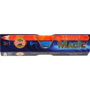 Олівці кольорові KOH-I-NOOR MAGIC 340800 6 штук