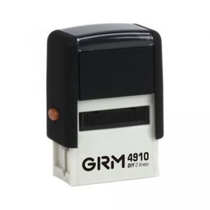 Оснастка пластиковая 26х12 мм GRM 4910. черная GRM4910