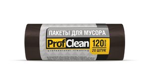 Пакеты для мусора 120л/20шт Professional Cleaning 8678 PCL