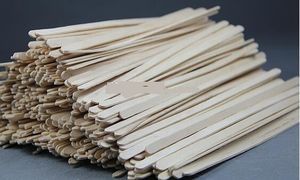 Палочка-мешалка деревянная 14 см 1000 шт. 112010 - Фото 1