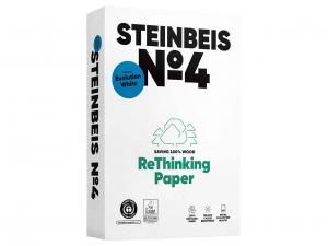 Папір для офісу A4 80 г/м2 500 аркушів Steinbeis №4 ISO100 СІЕ135 Ecology Paper