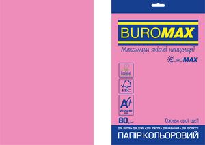 Папір кольоровий А4 NEON, EUROMAX, 20листів, BUROMAX BM.2721520E - Фото 1