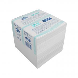 Туалетная бумага Диво Optimal тп.sf200л 2 слоя 200 листов белая листовая целлюлоза V-сложение