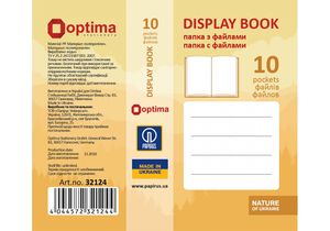 Папка А4 з 10 файлами Nature of Ukraine Optima O32124 асорті - Фото 5