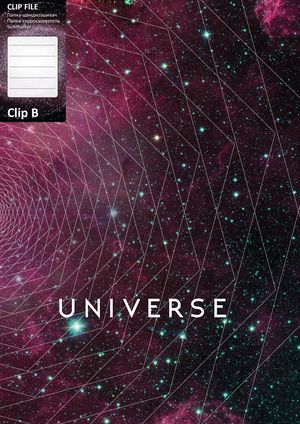 Папка А4 с боковым прижимом CLIP В Universe Optima O31271 ассорти - Фото 2
