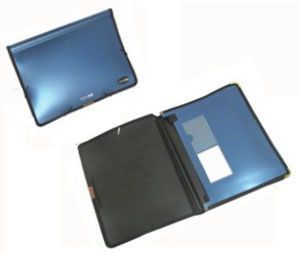 Папка деловая А4 на резинках с карманом для визиток Economix E31605