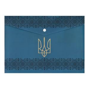 Папка-конверт Buromax А4 на кнопке UKRAINE DECOR BM.3970-68