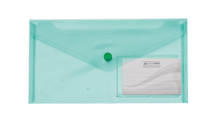 Папка-конверт на кнопке DL (240x130мм) TRAVEL Buromax BM.3938