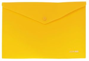 Папка-конверт А4 на кнопке непрозрачная фактура апельсин ассорти Economix E31305-50 - Фото 4