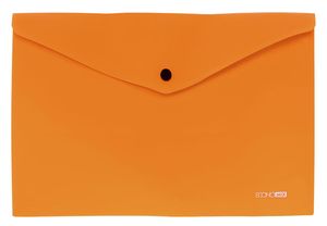 Папка-конверт А4 на кнопке непрозрачная фактура апельсин ассорти Economix E31305-50 - Фото 5