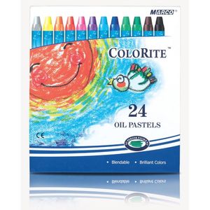 Пастель масляна , 24 кольори, картонна упаковка, Colorite 1100OP-24CB