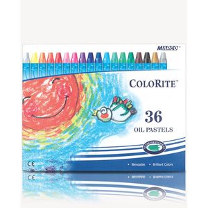 Пастель масляная, 36 цветов, картонная упаковка, Colorite 1100OP-36CB
