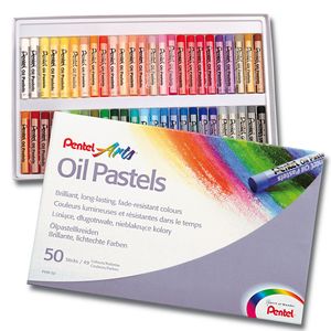 Пастель масляная ARTS OIL PASTELS Pentel PHN4-50 - Фото 3