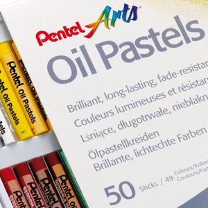 Пастель олійна ARTS OIL PASTELS Pentel PHN4-50 - Фото 4