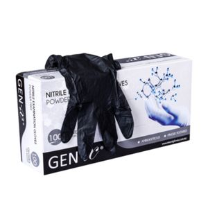 Перчатки нитриловые неопудренные одноразовые, Corporaition Sdn Bhd GX-4 100шт/уп черные