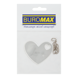 Подвеска светоотражающая Тип 1 Buromax BM.9701 Сердце