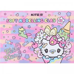 Пластилин восковой Kite Hello Kitty HK23-1086 12 цветов 240 г