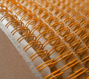Металева пружина для палітурки DA (3/1) 9.5 мм помаранчева в упаковці 100 шт 1220202091930