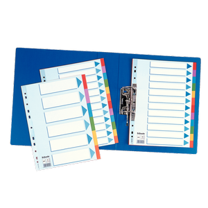 Роздільники з кольорового картону А4, 5 аркушів Esselte 100191 - Фото 1