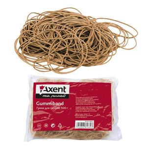 Резинки для денег 1000 г натуральный каучук Axent 4633-А