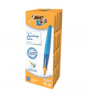 Ручка шариковая автоматическая учебная Kids синяя BIC bc918457 - Фото 1