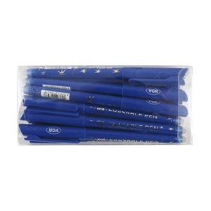 Ручка гелева пиши-стирай, 0.5 мм, колір чорнила синій VGR BP-0124 - Фото 2