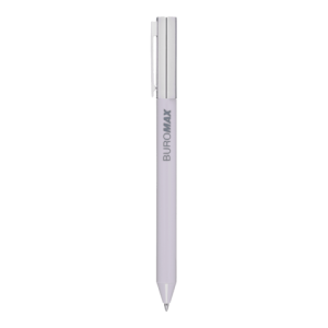 Ручка Buromax гелевая автоматическая PRESTIGE SILVER 0,5 мм синие чернила BM.83102