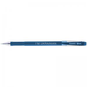 Ручка гелева Forum I'm ukrainian 0.5 мм синя AXENT AG1006-01-02-A - Фото 1