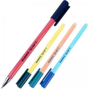 Ручка гелевая пиши-стирай 0.5 мм AXENT Shift AG1095-02-A синяя