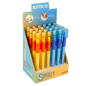 Ручка гелевая пиши-стирай Smart, синяя KITE K19-098-02 - Фото 1