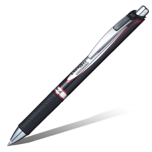 Ручка гелевая автоматическая 0.7 мм EnerGel Permanent Pentel BLP77 - Фото 2