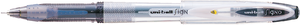 Ручка гелева uni-ball Signo bit 0.7 мм чорна UM-201. 07 - Фото 2