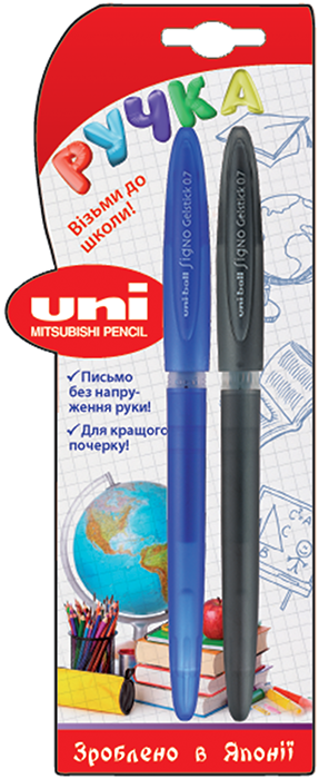 Ручка гелевая 0.7 мм uni-ball Signo GELSTICK Uni UM-170 - Фото 2