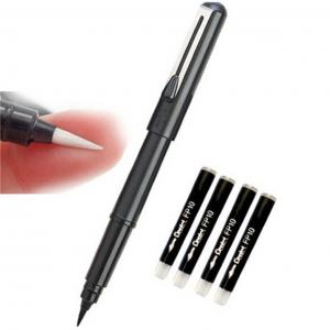 Ручка-кисть для каліграфії Pentel Pocket Brush GFKP3-А 4 картриджа - Фото 1