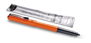 Ручка-кисть для каліграфії Pocket Brush Pen (+4 картриджа) Pentel GFKPF-А помаранчева