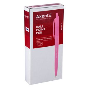 Ручка шариковая Axent Allegro Pastelini, автоматическая. 0.5 мм, AXENT AB1090-02-A - Фото 1