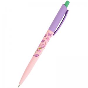 Ручка шариковая автоматическая Lavender синяя AXENT AB1090-27-A